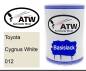 Preview: Toyota, Cygnus White, 012: 500ml Lackdose, von ATW Autoteile West.